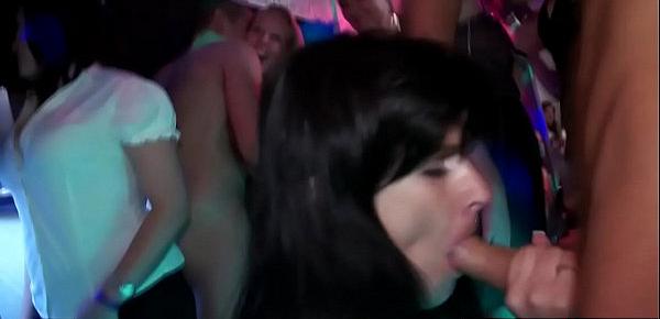  Hottest real euro slammed on floor at dance hardcore party